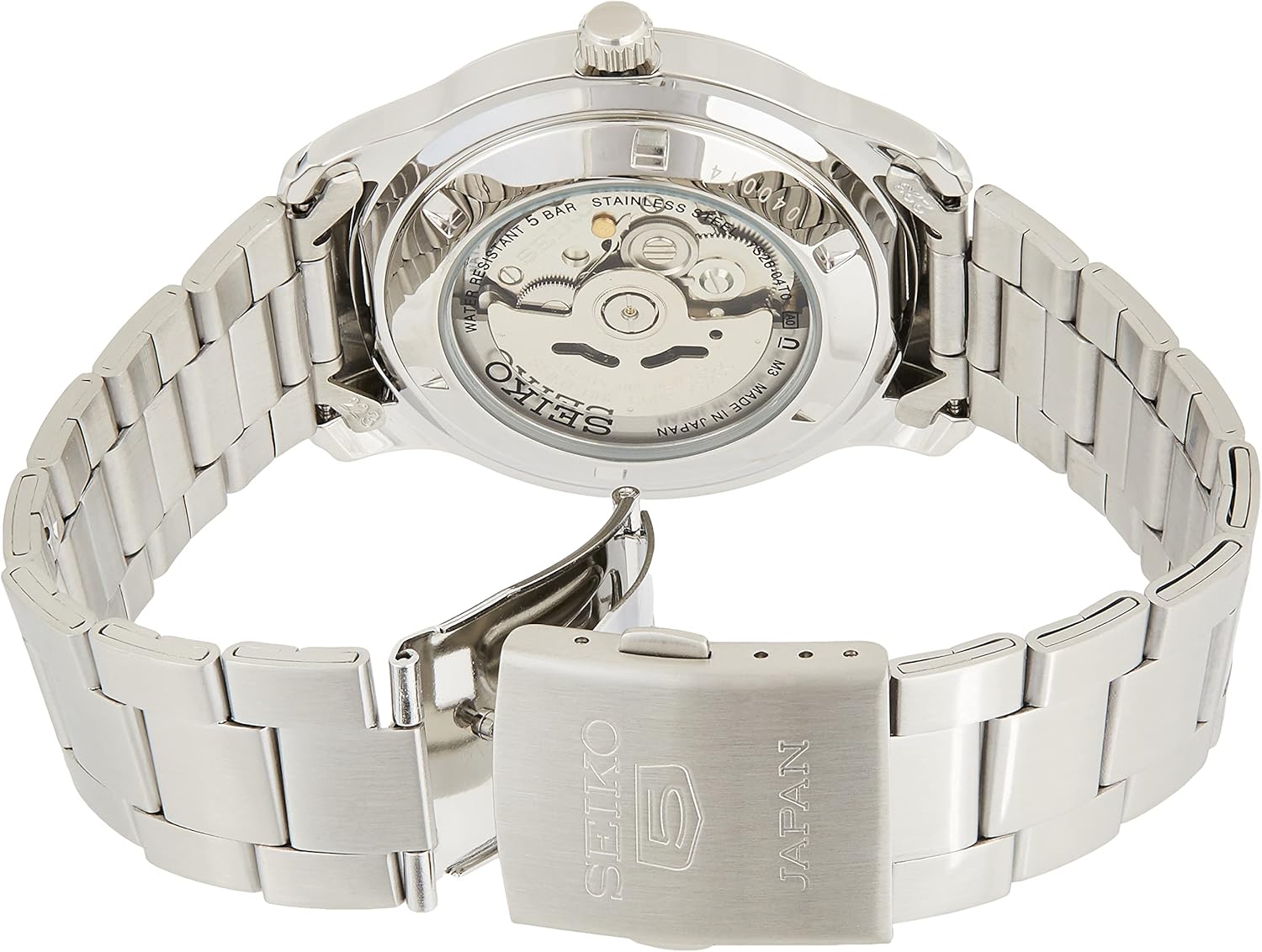 SEIKO 5 Automatic Blue Dial Stainless Steel Men's Watch SNKP17J1