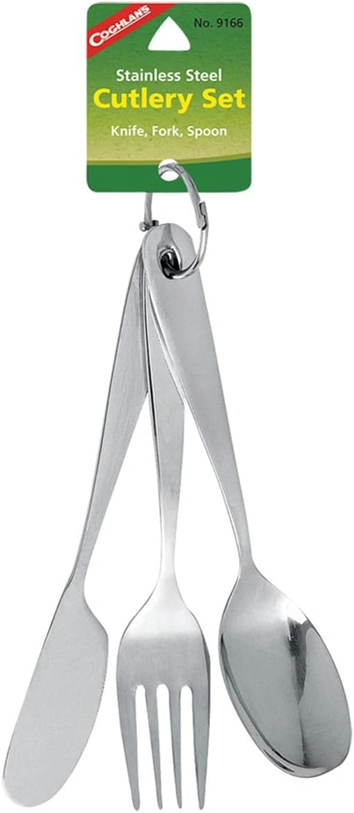 Coghlan's Stainless Steel Cutlery Set, 3-Piece