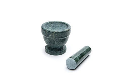 Fox Run Marble Mortar and Pestle, 3 x 3 Inches, White