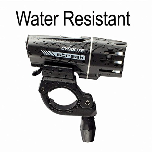 Cygolite Streak 450 Lumen Headlight & Hotshot SL 50 Lumen Tail Light USB Rechargeable Bike Light Combo Set