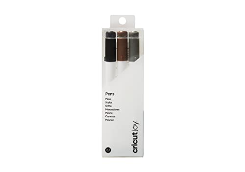 Cricut Joy Fine Point Pen Set Black, Brown, Grey