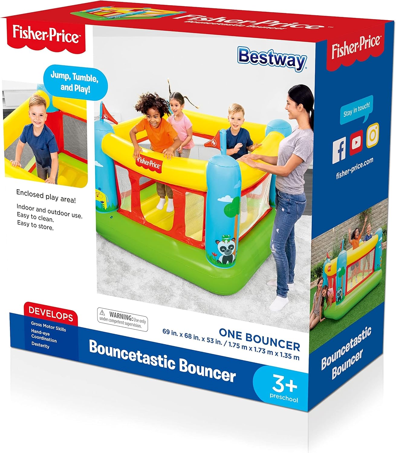 Fisher-Price Bouncetastic Inflatable Bouncer