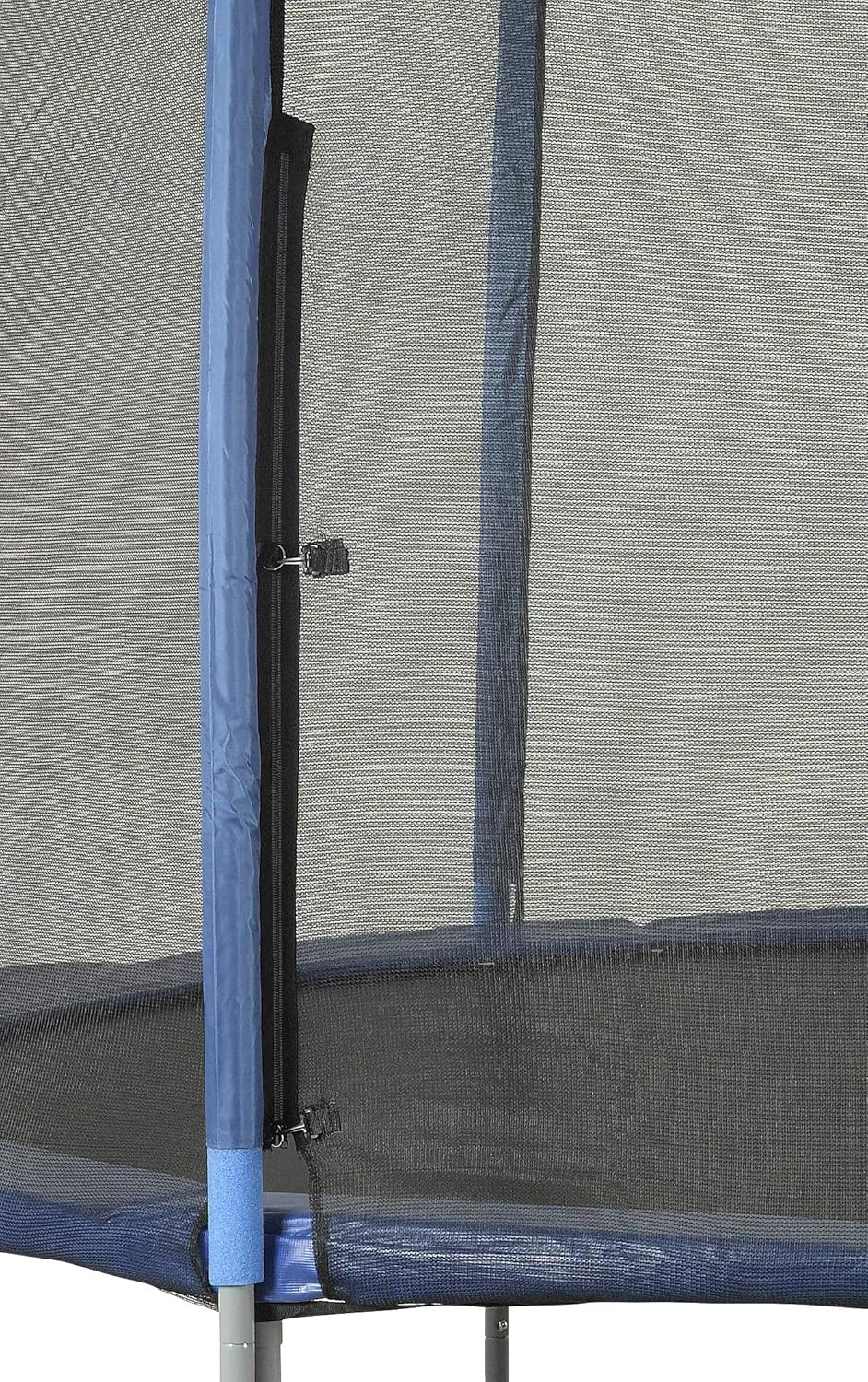 Machrus Upper Bounce Trampoline Safety Enclosure Set for 7.5 FT 10FT 12FT 13FT 14FT 15FT Frames - includes Net, Poles & Hardware - Installs Outside Frame