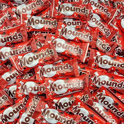 Almond Joy Miniature Bars - Coconut and Almond Milk Chocolate Candy – 100 Individually Wrapped Pieces – 3-Pound Bulk Pack