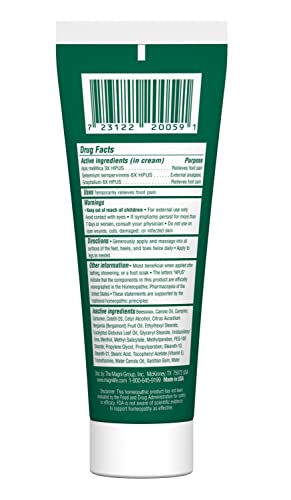 MagniLife DB Foot Cream, Calming Relief for Burning, Tingling, Shooting & Stabbing Foot Sensations - Soothes Dry, Cracked, Itchy, Sensitive Skin (4 oz Tube)