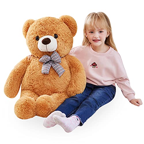 IKASA Giant Teddy Bear Plush Toy Stuffed Animals (Brown, 47 inches)