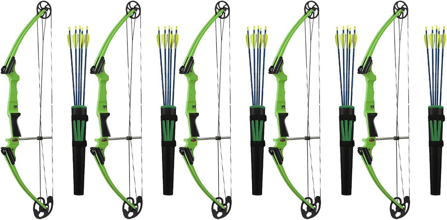 Genesis Archery Compound Bow Archery Kit w/Adjustable Draw Length 15