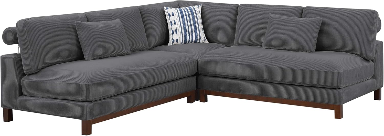 Modular Sectional, Dark Gray