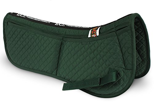 ECP Equine Comfort Products Correction Half Saddle Pad with Adjustable Memory Foam