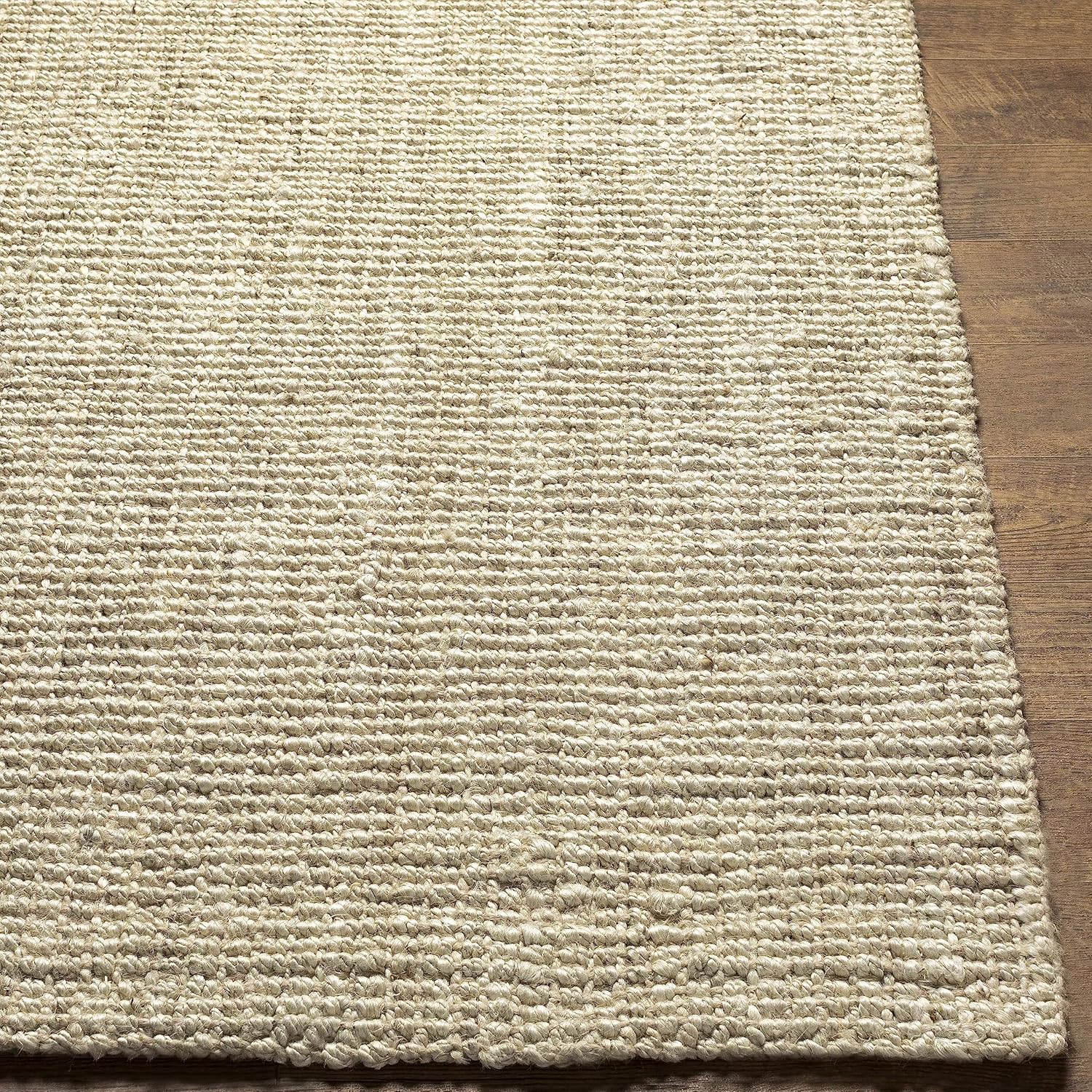Hauteloom Ilana Jute Living Room, Bedroom Area Rug - Bone,Nutmeg,Sage - 8'6