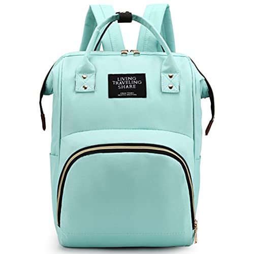 Diaper Bag Backpack Waterproof Multifunctional Large Travel Nappy Changing Bag for Dad Mom Black