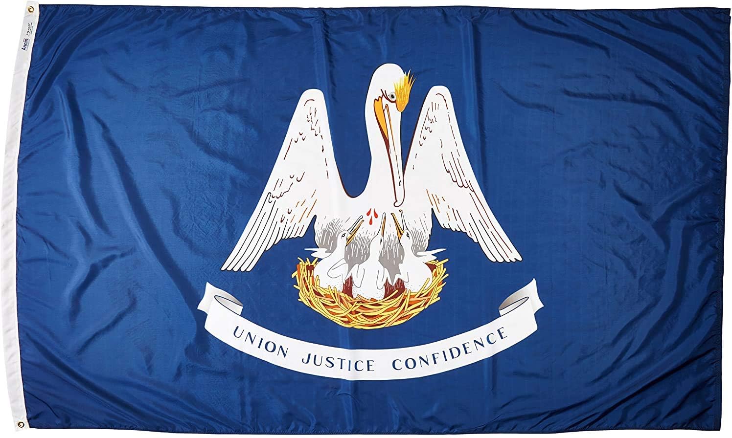 Annin Flagmakers Louisiana State Flag USA-Made to Official State Design Specifications, 5 x 8 Feet (Model 142180)