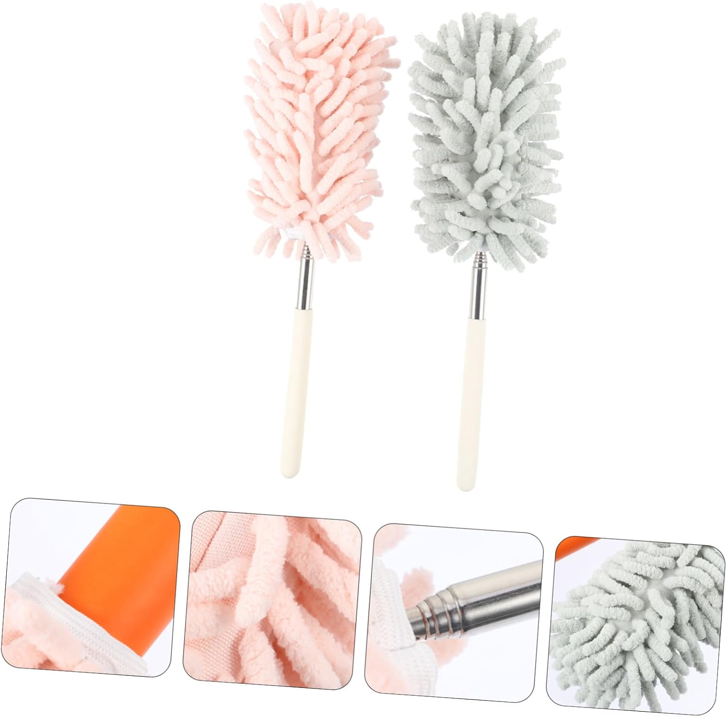FOMIYES 6 Pcs Telescopic Duster Bendable Dusters Dust Cleaner Hand Duster Car Furniture Cleaning Tool Duster Brush Dust Cleaning Tool Household Duster Dusting Brush Dust Sweeper