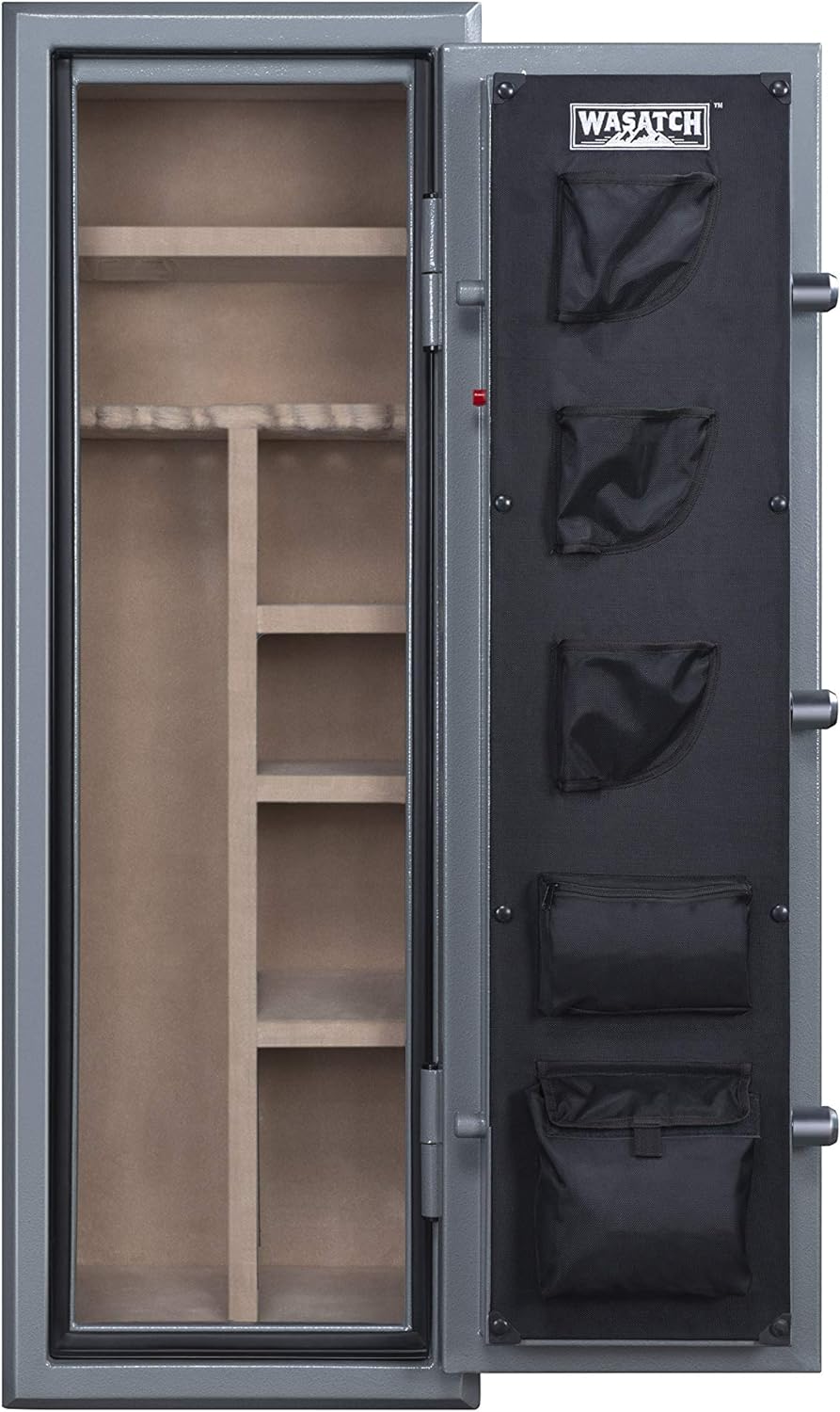 Wasatch 18-Gun Fireproof and Waterproof Safe with Electronic Lock, Gray (18EGW)