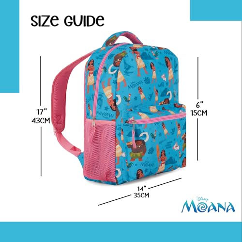 Disney Cars Lightning McQueen Allover Backpack - Lightning McQueen, Mater, Doc Hudson Backpack - Officially Licenced School Bookbag (Red)