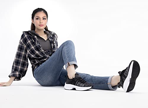 Womens Walking Shoes Slip On Breathable Mesh Running Shoes