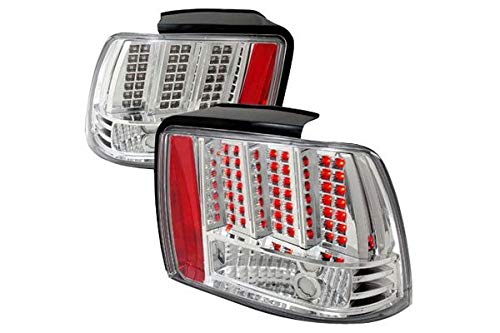 Spec-D Tuning LT-MST99CLED-DP Chrome Tail Light (Led)