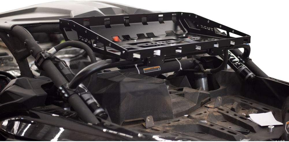 Tusk Cargo Rack Black Powder Coated - for CAN-AM Maverick X3