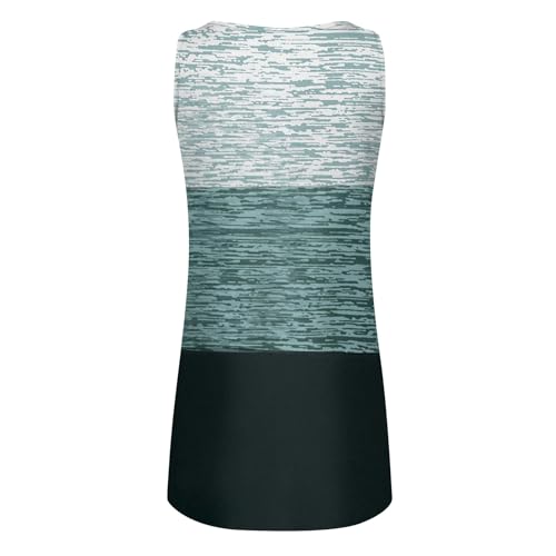 Sundresses for Women Sleeveless Printed Mini Dresses V Neck Button Down Beach Dress Sling Lightweight Tank Dresses