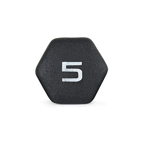 CAP Barbell Black Neoprene Coated Dumbbell Weights | Single