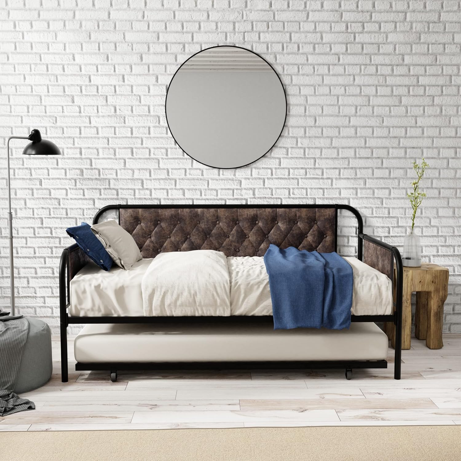 Hillsdale Trundle Jaywick Daybed, Twin, Black