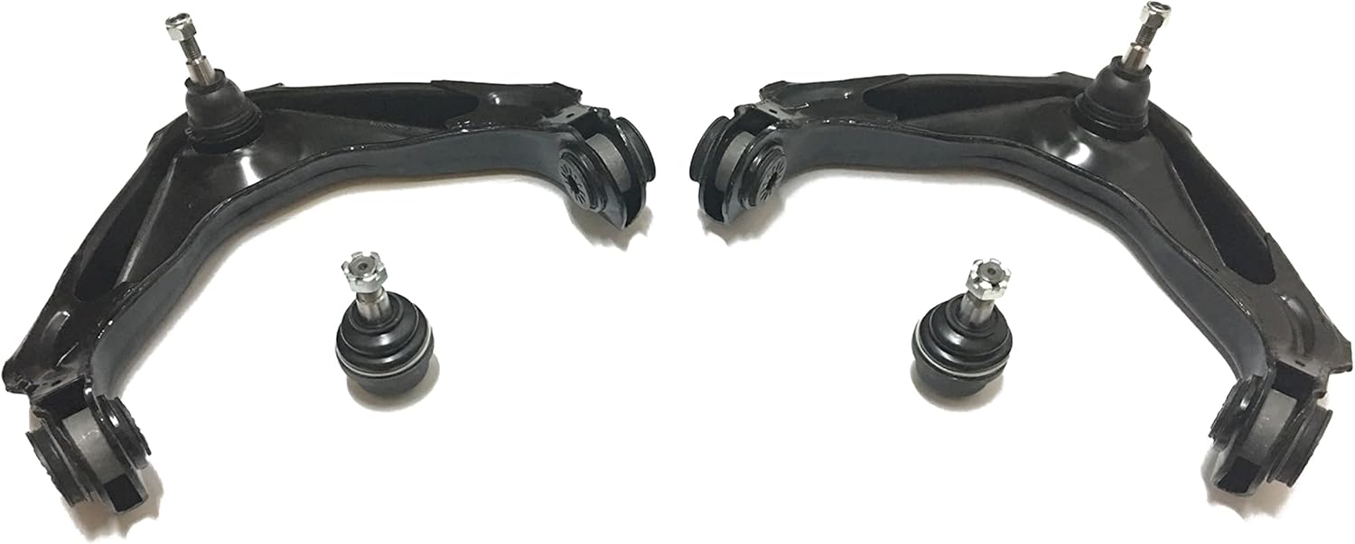 18 Pc Front & Rear Sway Bar Links, Lower Control Arm Bushings, Tie Rod Ends, Idler & Pitman Arm with 4 Groove Spline, Upper Control Arm + Lower Ball Joints