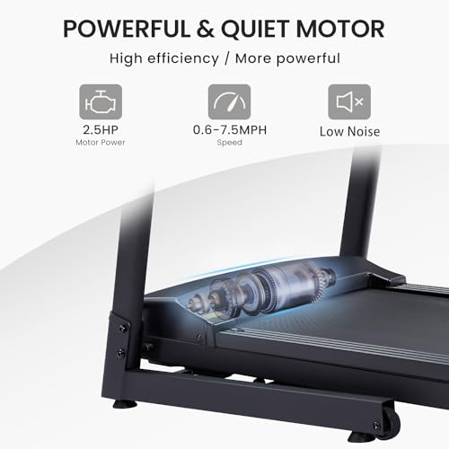 Under Desk Treadmill, Walking Pad with Remote Control