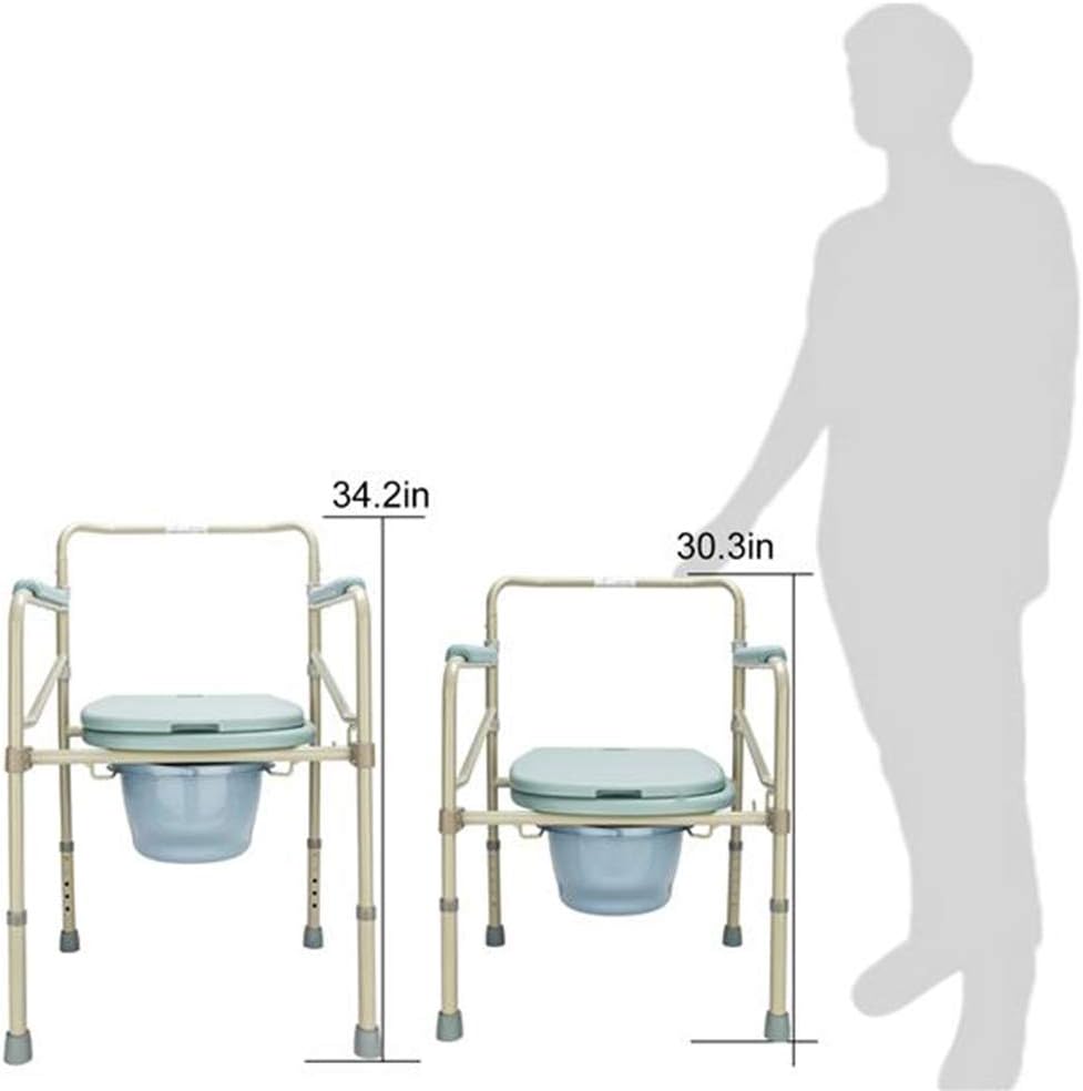 Multifunctional Durable Adult Commode Chair Older People Disabled People Pregnant Women Commode Chair Nursing Room Commode Chair Blue