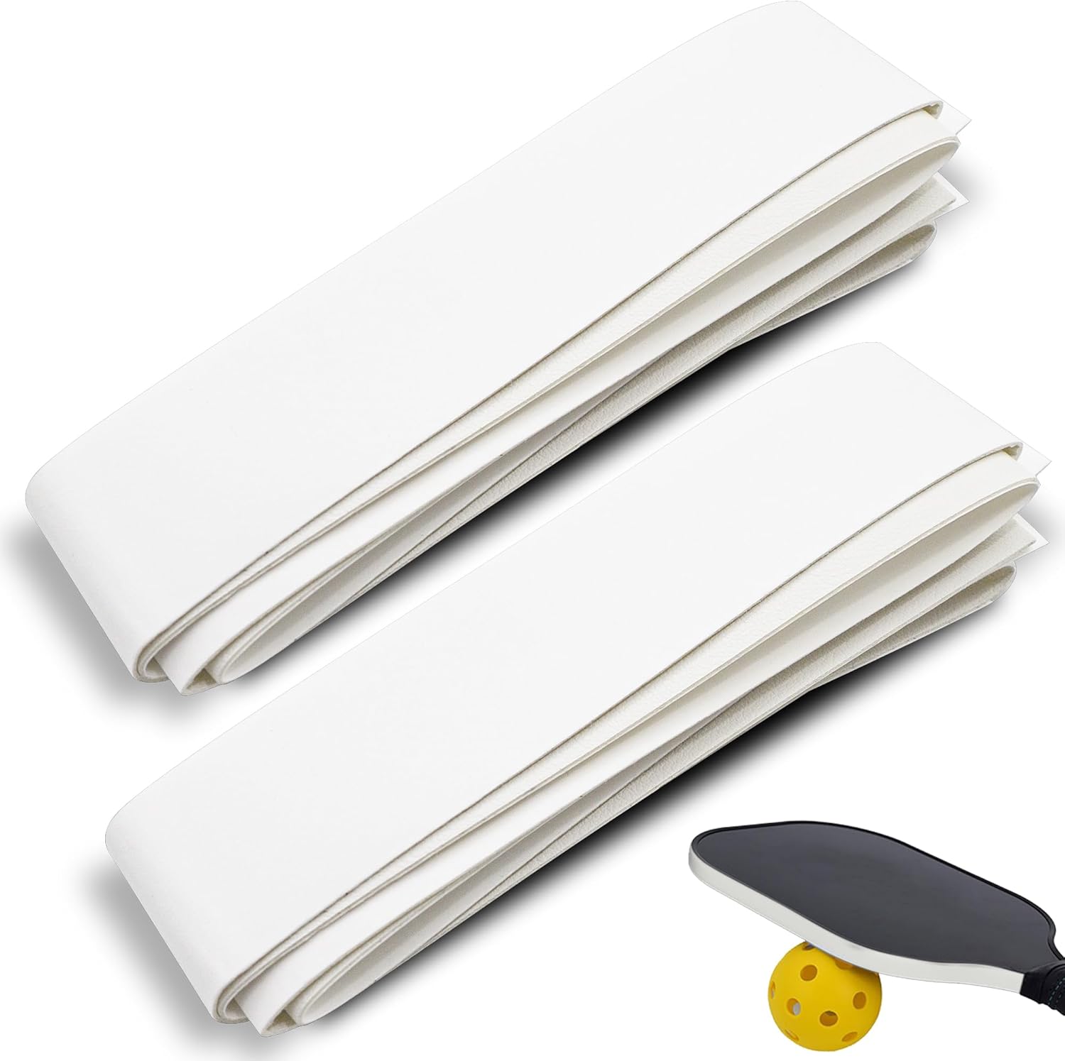 White -Pickleball Paddle Edge Guard Tape