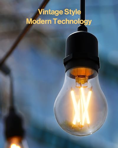 Sunco 4 Pack LED Light Bulbs A15, 7W=60W, 5000K Daylight, 800 LM, Dimmable Decorative Edison Vintage Bulbs, Indoor Outdoor, E26 Medium Base