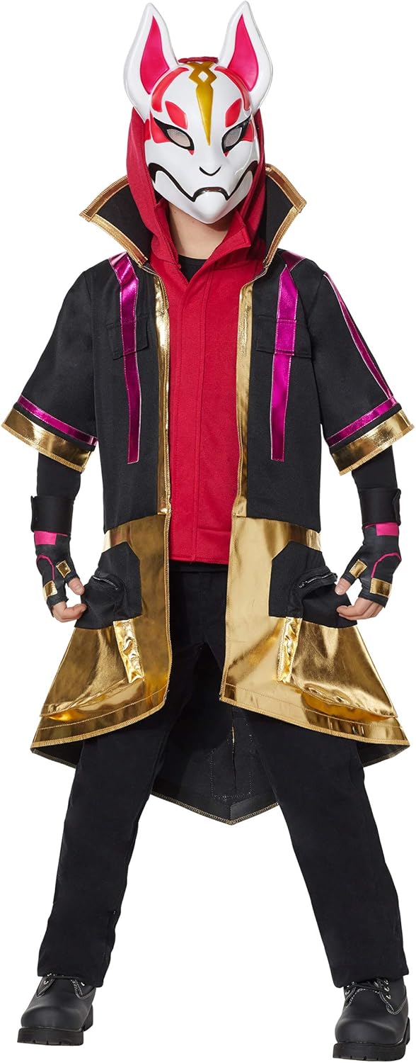 Spirit Halloween Kids 2-Fer Drift Fortnite Costume | OFFICIALLY LICENSED - M