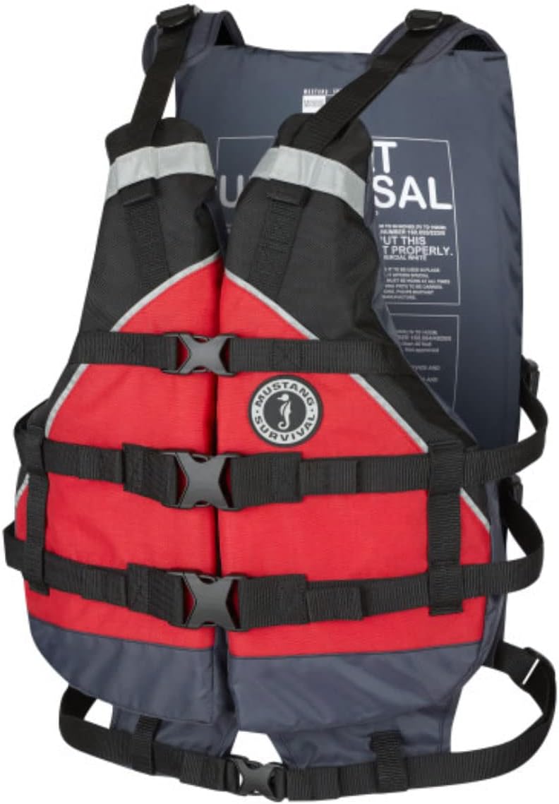 Mustang Canyon V Foam Vest - Universal Youth - Red/Black [MV9070-123-0-253]