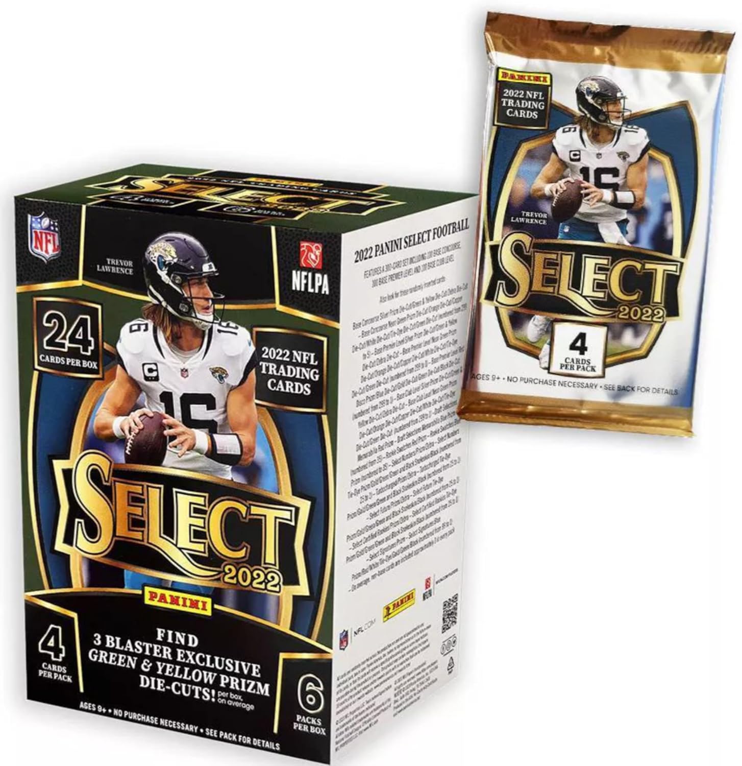 2022 Panini NFL Select Football Trading Card Blaster Box