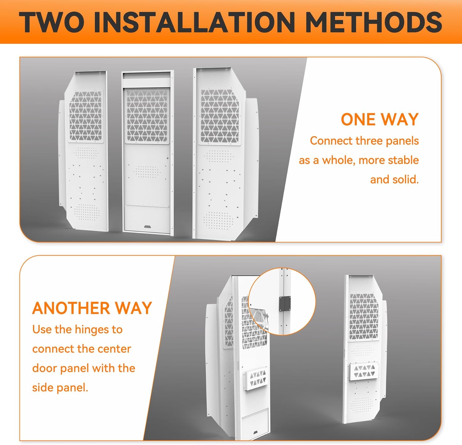 Van Partition Bulkhead Fit for Ford Transit Medium Roof 150 250 350