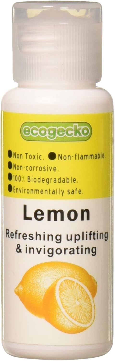 Ecogecko Fragrant Aroma Oil to use with EcoGecko Air Revitalizers. 30ML, Lemon