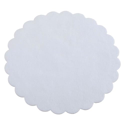 Regency Wraps Fabric Coasters for Water, Wine Glasses and More; Elegant Disposable Table Decor and Furniture Protection, 4.25