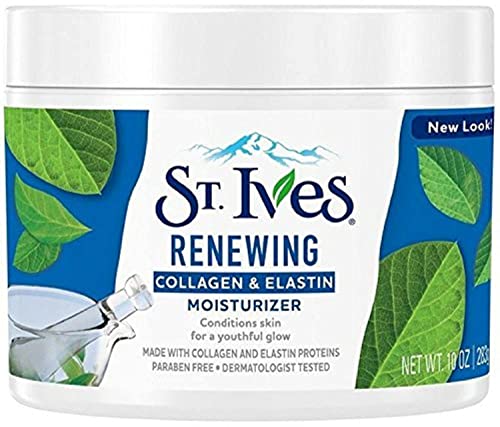 St. Ives Timeless Skin Facial Moisturizer, Collagen Elastin 10 oz, Pack of 6