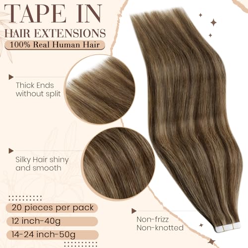 Hetto Utip Hair Extensions Human Hair 24 Inch Fusion Hair Extensions U Tips Keratin Hair #18/613 Ash Blonde Highlighted Bleach Blonde U Tip Hair Extensions Real Human Hair 50 Strands 50g