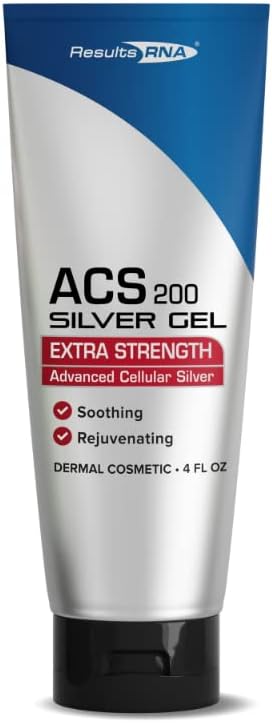 Results RNA - ACS 200 Silver-Glutathione Gel – Advanced Cellular Colloidal Silver Gel for Wound Care & Superior Dermal Healing. Clinically Proven. Recommended by Doctors Worldwide (4 oz)