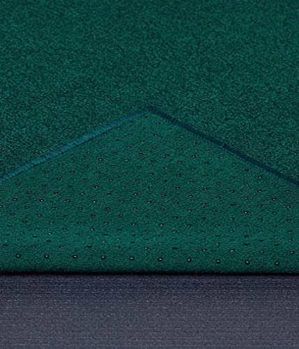 Yogitoes Yoga Mat Towel - Lightweight, Quick Drying Microfiber, Non Slip Skidless Technology, 71 Inch (180cm), Blue Print