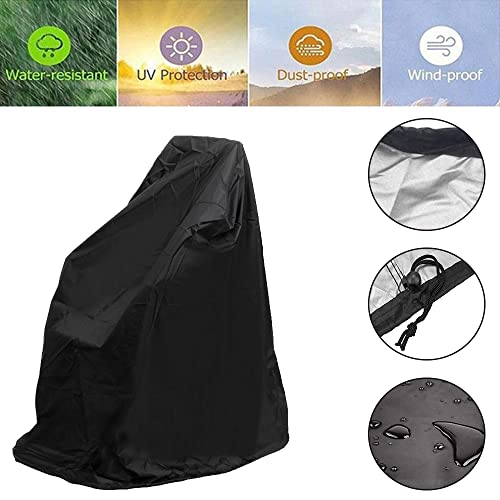 Electric Wheel Chair Cover Waterproof Mobility Scooter Storage Cover for Travel Power Wheelchair Dust Protective Cover with Adjustable Drawstring (45