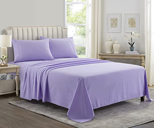 HOME - King Size Bed Sheet Set - Luxurious Feeling - 2000 - Breathable & Cooling Sheets- Deep Pockets fit up to 16'' - Wrinkle Free - Supreme Collection - Brown, ing Size