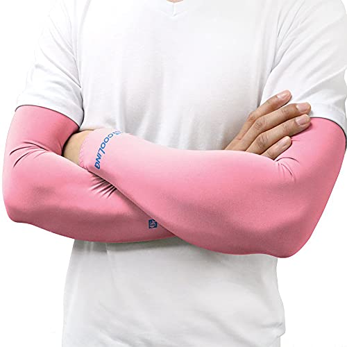 Beauty Town 2 Pairs Arm Sleeves UV Protection Cooling Sun Protector Tattoo Coverage Compression For Men & Women