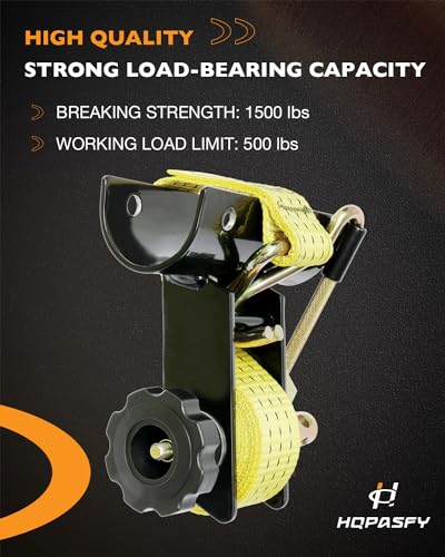 Ladder Rack Ratchet Straps, W/J-Hook (2PCS), 2