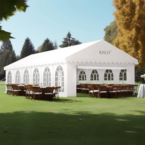 Party Tent 20x40' Event Tent for 100 People Heavy Duty Outdoor Weddings Tent, White
