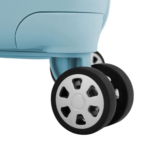 Traveler's Choice Pagosa Indestructible Hardshell Expandable Spinner Luggage, Black, Check-in Only