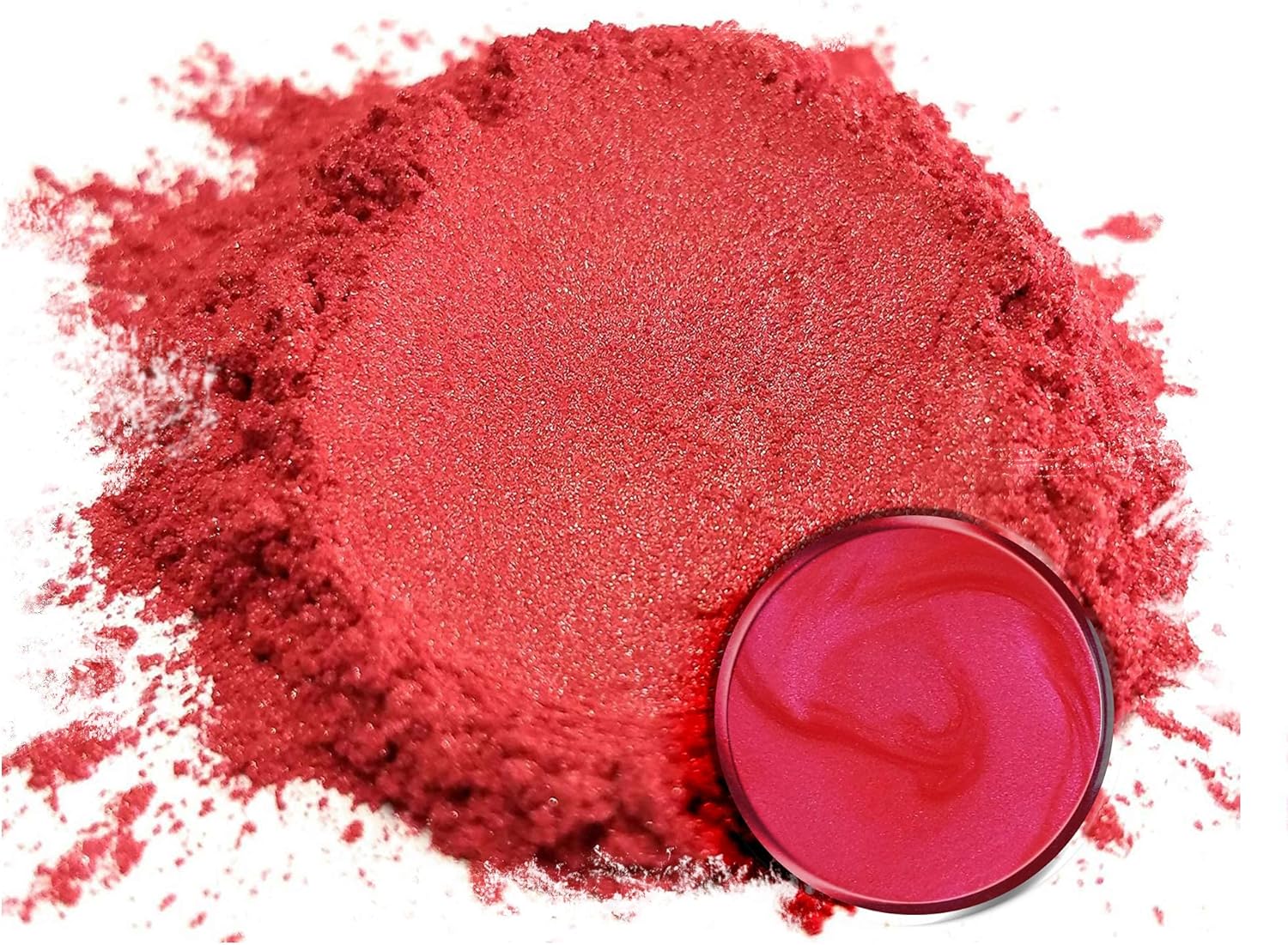 Eye Candy Premium Mica Powder Pigment “Momo Red” (50g) Multipurpose DIY Arts and Crafts Additive | Natural Bath Bombs, Resin, Paint, Epoxy, Soap, Nail Polish, Lip Balm (Momo Red, 50G)