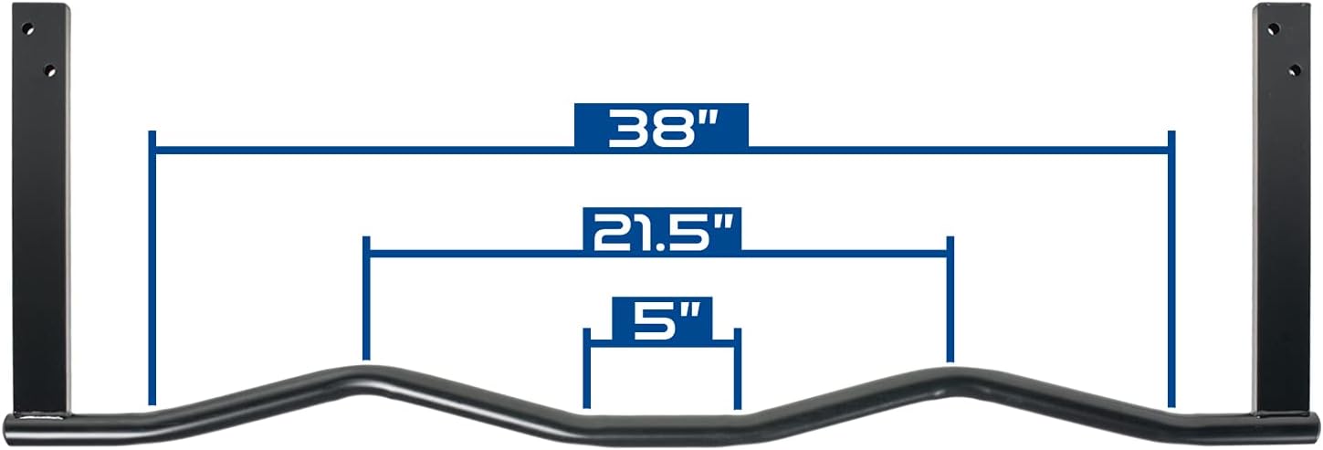 Ergonomic Joist Mount Pull Up Bar by Ultimate Body Press