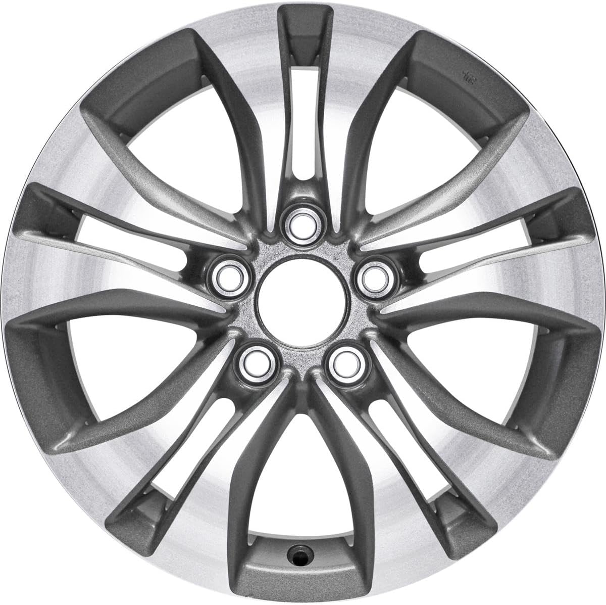 Partsynergy Replacement For New 16 Inch Aluminum Wheel Rim Fits 2013-2015 Honda Accord 5 Lug 114.3mm 5 Spokes 16x7 inch