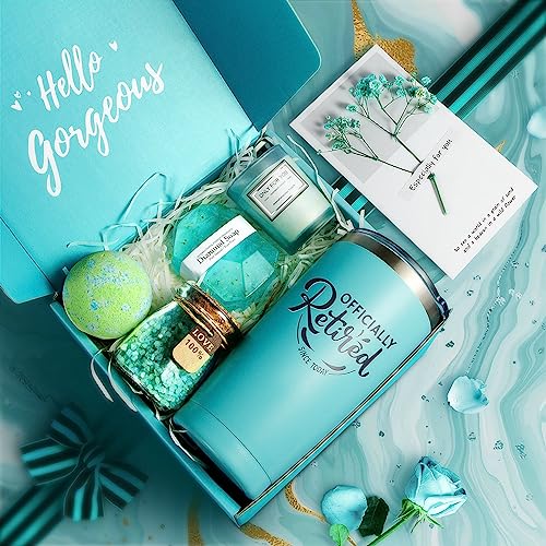 Birthday Gifts for Women, Relaxing Spa Gift Basket Set, Unique Gift Ideas for Women, Mother's Day Gifts for Mom Sister Best Friend Wife, Employee Teacher Nurse Appreciation Gifts